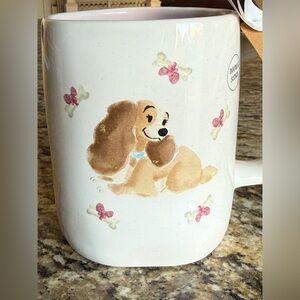 Disney Lady and the Tramp Mug - Cream and Pink